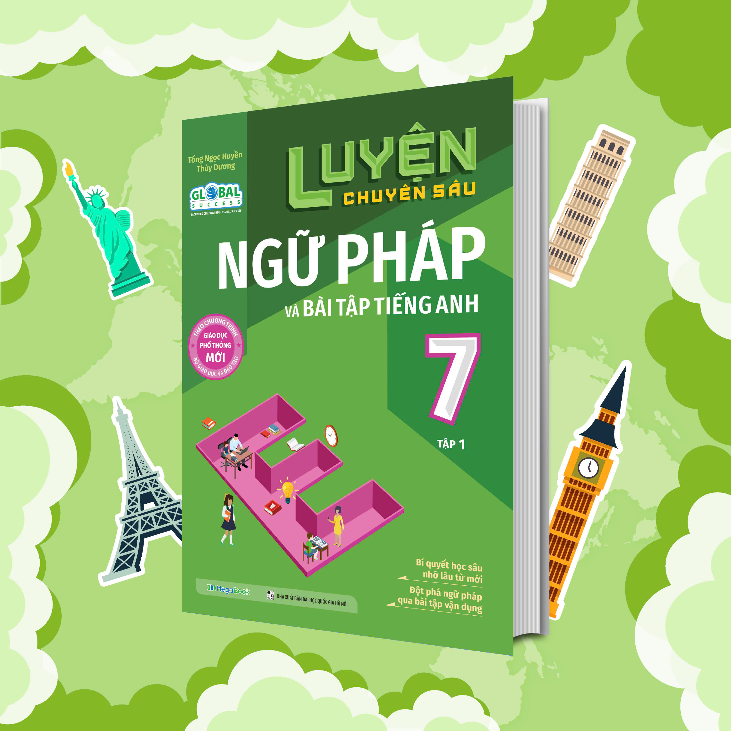 Luyện chuyên sâu ngữ pháp và bài tập tiếng anh Lớp 7 tập 1 (Global ...